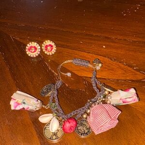 Betsey Johnson bracket with earrings!